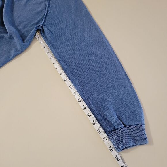 PARADISE COLLECTION 100% Cotton Lightweight Island Wash Crewneck Sweater - Picture 6 of 11